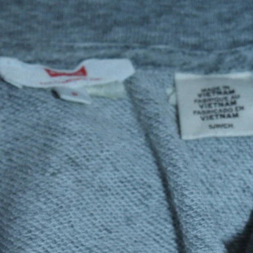 Levi's Men's Grey Crew Neck Graphic Logo Pullover Sweatshirt Size S - Image 6