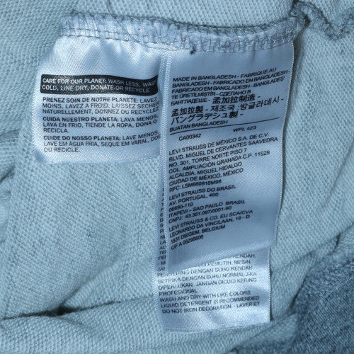 Levi's Mens Grey Hoodie Small Pullover Graphic Logo Sweatshirt - Image 6