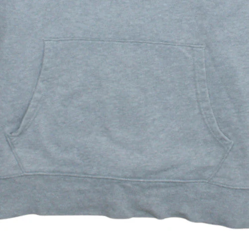 Levi's Mens Grey Logo Pullover Hoodie M Classic Fleece Sweatshirt - Image 7