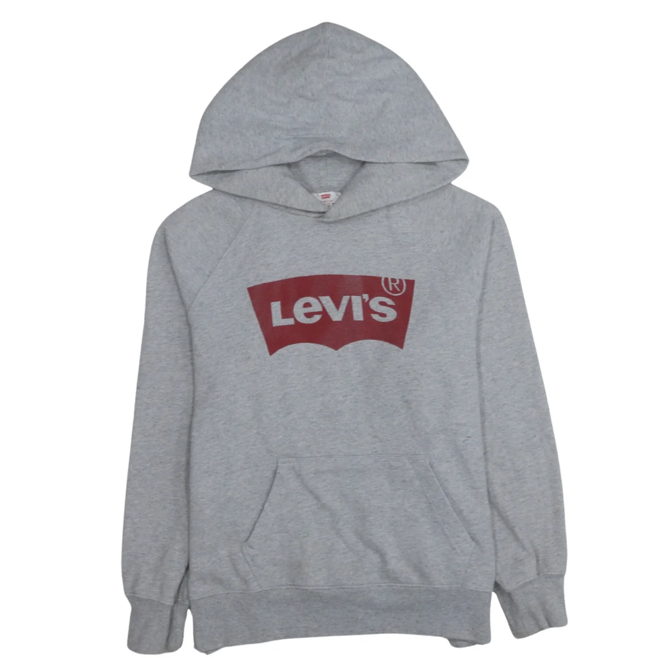Levi's Men's Grey Pullover Hoodie M Classic Logo Sweatshirt