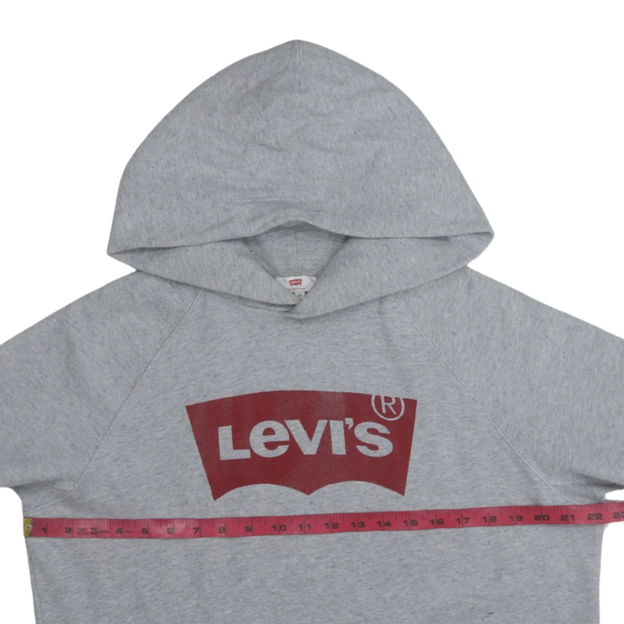 Levi's Men's Grey Pullover Hoodie M Classic Logo Sweatshirt - Image 2