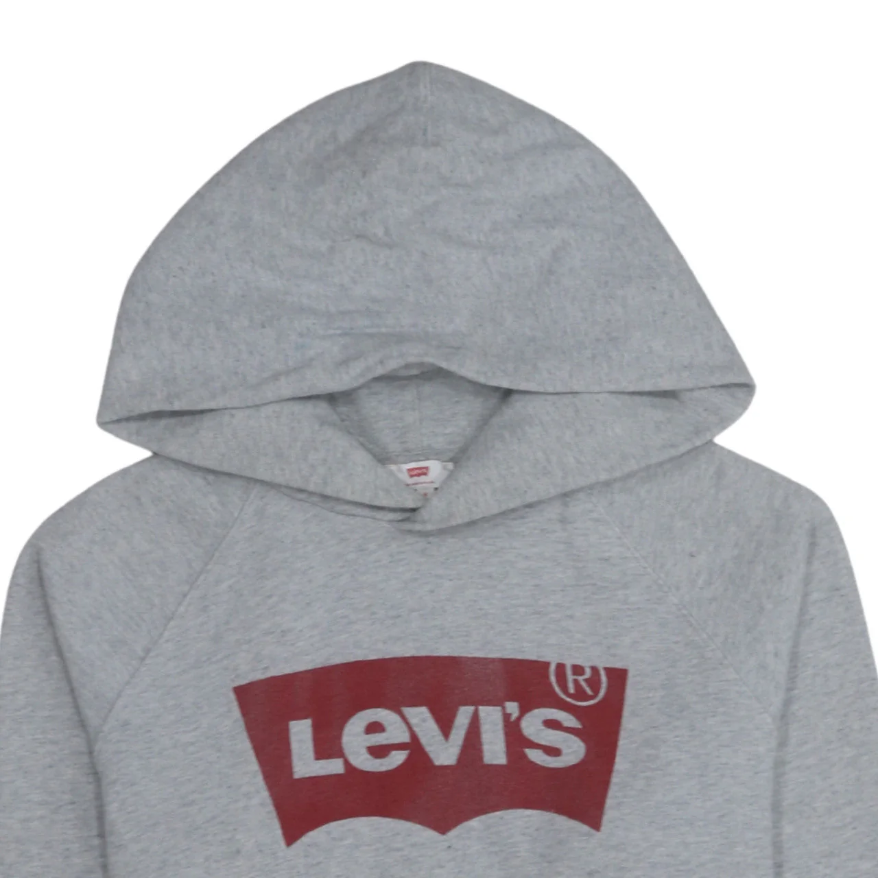 Levi's Men's Grey Pullover Hoodie M Classic Logo Sweatshirt - Image 7