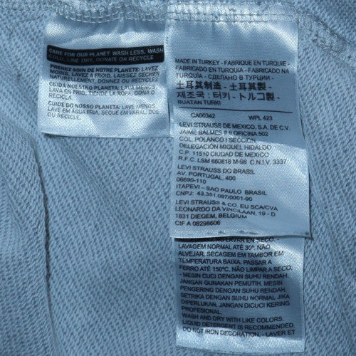 Levi's Men's Grey Pullover Hoodie M Regular Fit Logo Sweatshirt - Image 6