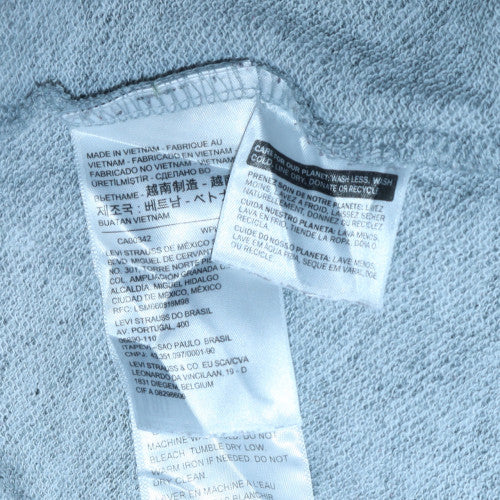 Levi's Men's Grey XL Crew Neck Logo Pullover Sweatshirt - Image 5