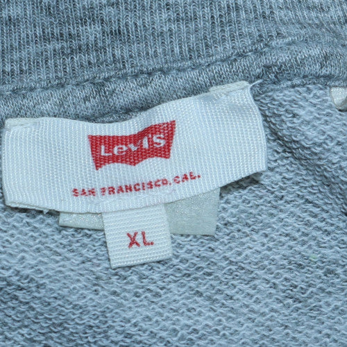 Levi's Men's Grey XL Crew Neck Logo Pullover Sweatshirt - Image 6