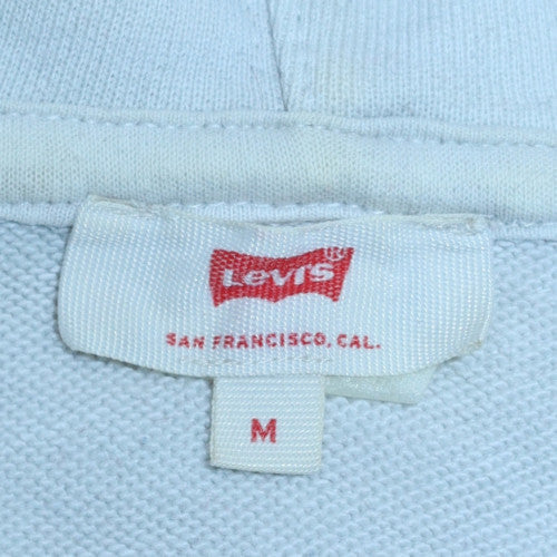 Levi's Men's Multicoloured Pullover Hoodie M Logo Fleece Sweatshirt - Image 5