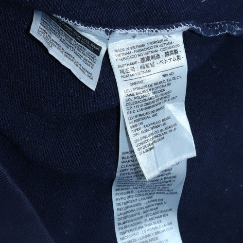 Levi's Men's Multicoloured Pullover Hoodie M Logo Fleece Sweatshirt - Image 6