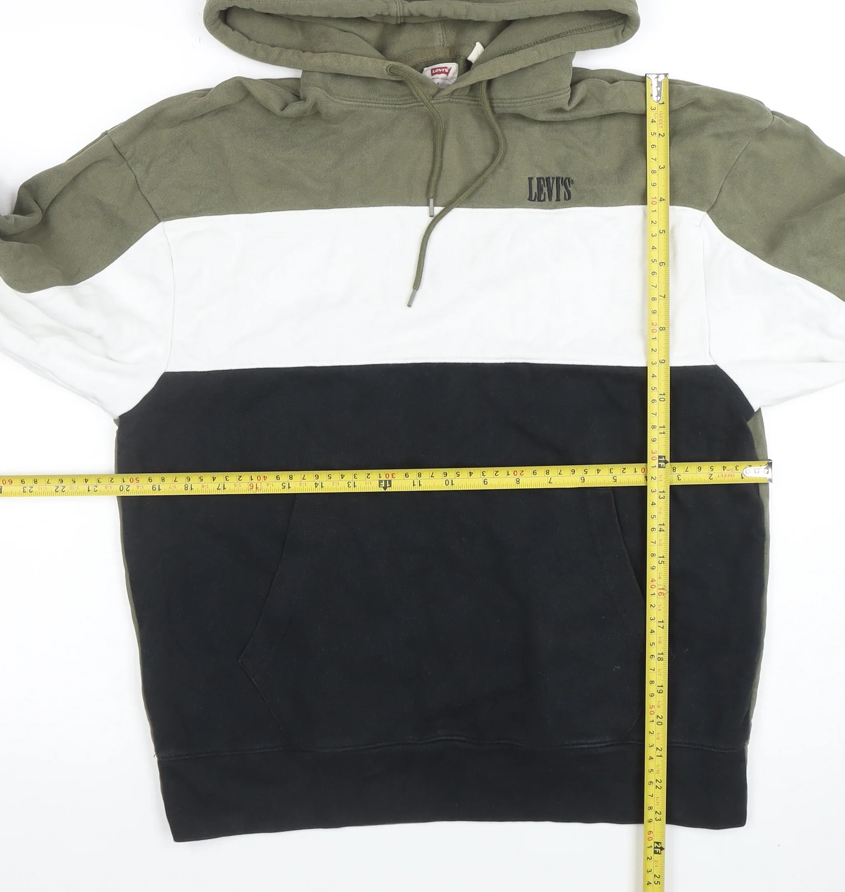Levi's Men's Multicoloured S Pullover Hoodie Cotton Regular Fit - Image 2