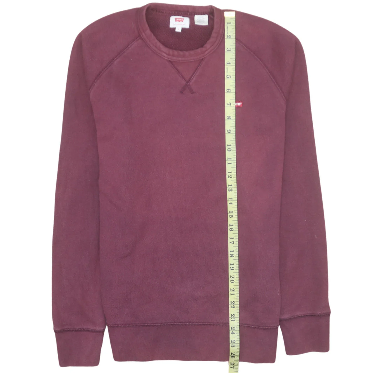 Levi's Men's Purple Crew Neck Pullover Sweatshirt Size S - Image 3