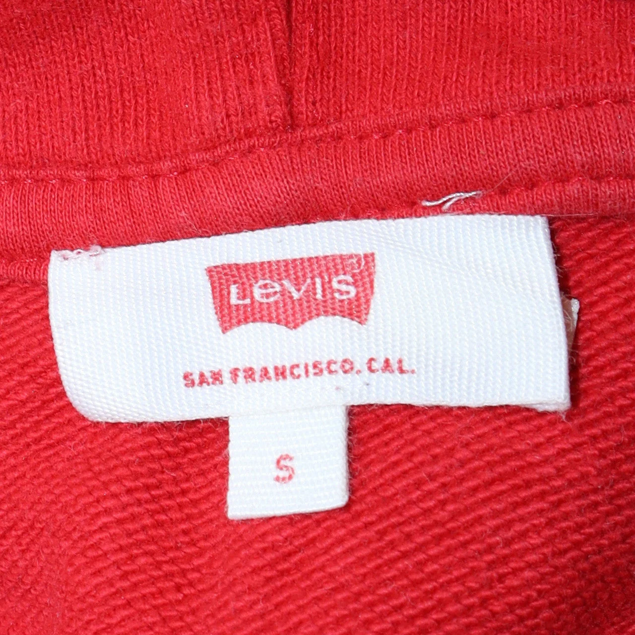 Levi's Men's Red Mario Embroidered Pullover Hoodie Size S - Image 6