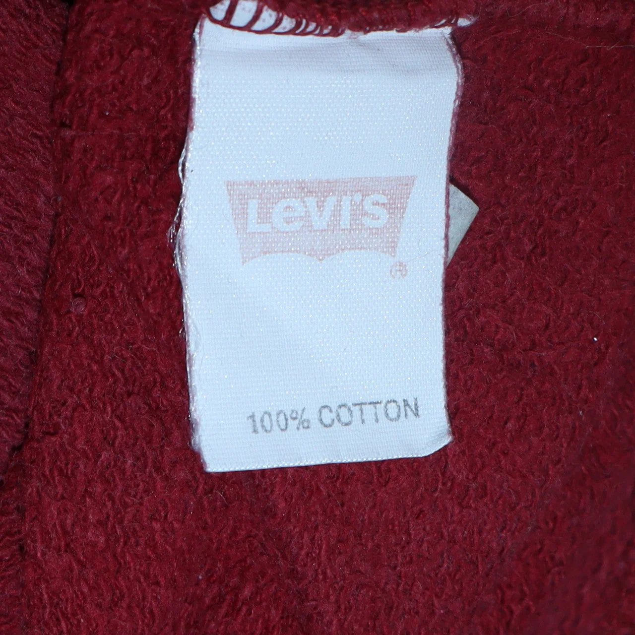 Levi's Men's Red XL Crew Neck Logo Pullover Sweatshirt - Image 5