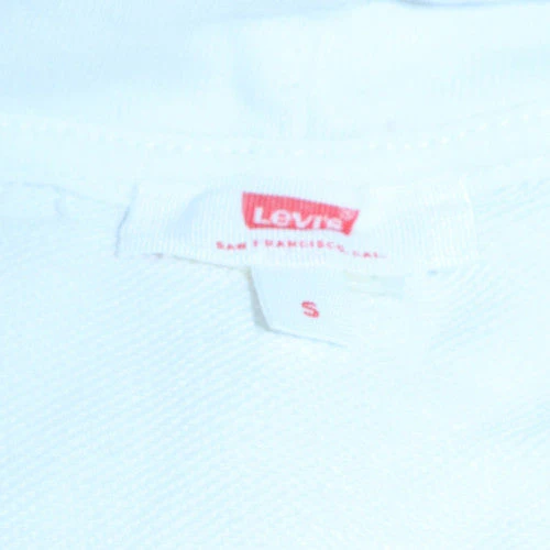 Levi's Men's White Pullover Hoodie S Graphic Logo Sweatshirt - Image 5