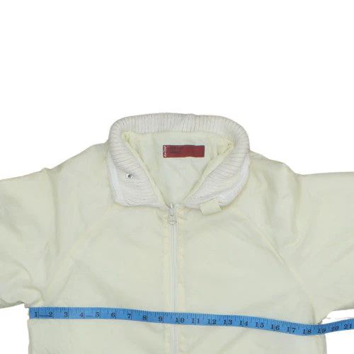 Levi's Red Tab Men's Small Ivory Bomber Jacket with Zip Front - Image 2
