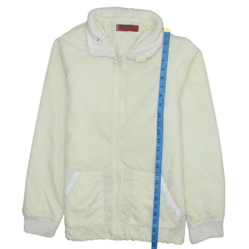 Levi's Red Tab Men's Small Ivory Bomber Jacket with Zip Front - Image 3