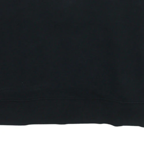 Levi's Women Black Crew Neck Camo Logo Cotton Sweatshirt Size M - Image 7