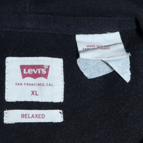 Levi's Women Black XL Relaxed Pullover Hoodie Cotton Blend - Image 5