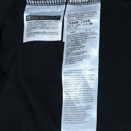 Levi's Women Black XL Relaxed Pullover Hoodie Cotton Blend - Image 6