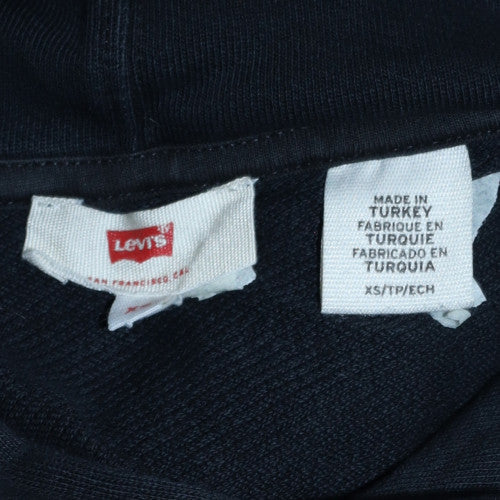 Levi's Women Black XS Pullover Hoodie Mickey Mouse Sequin Design - Image 5