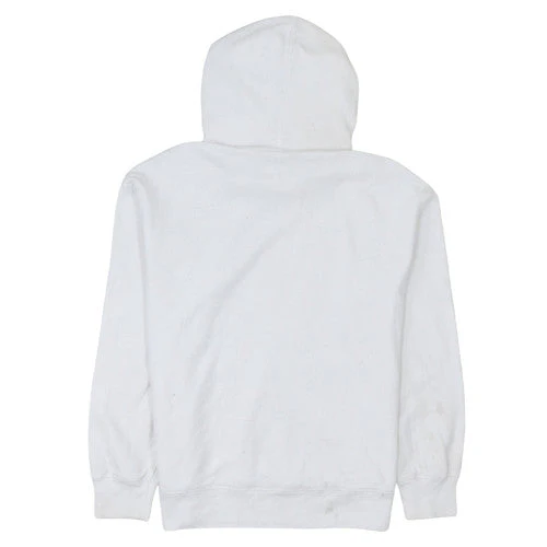 Levi's Women White Floral Logo Pullover Hoodie Medium - Image 4