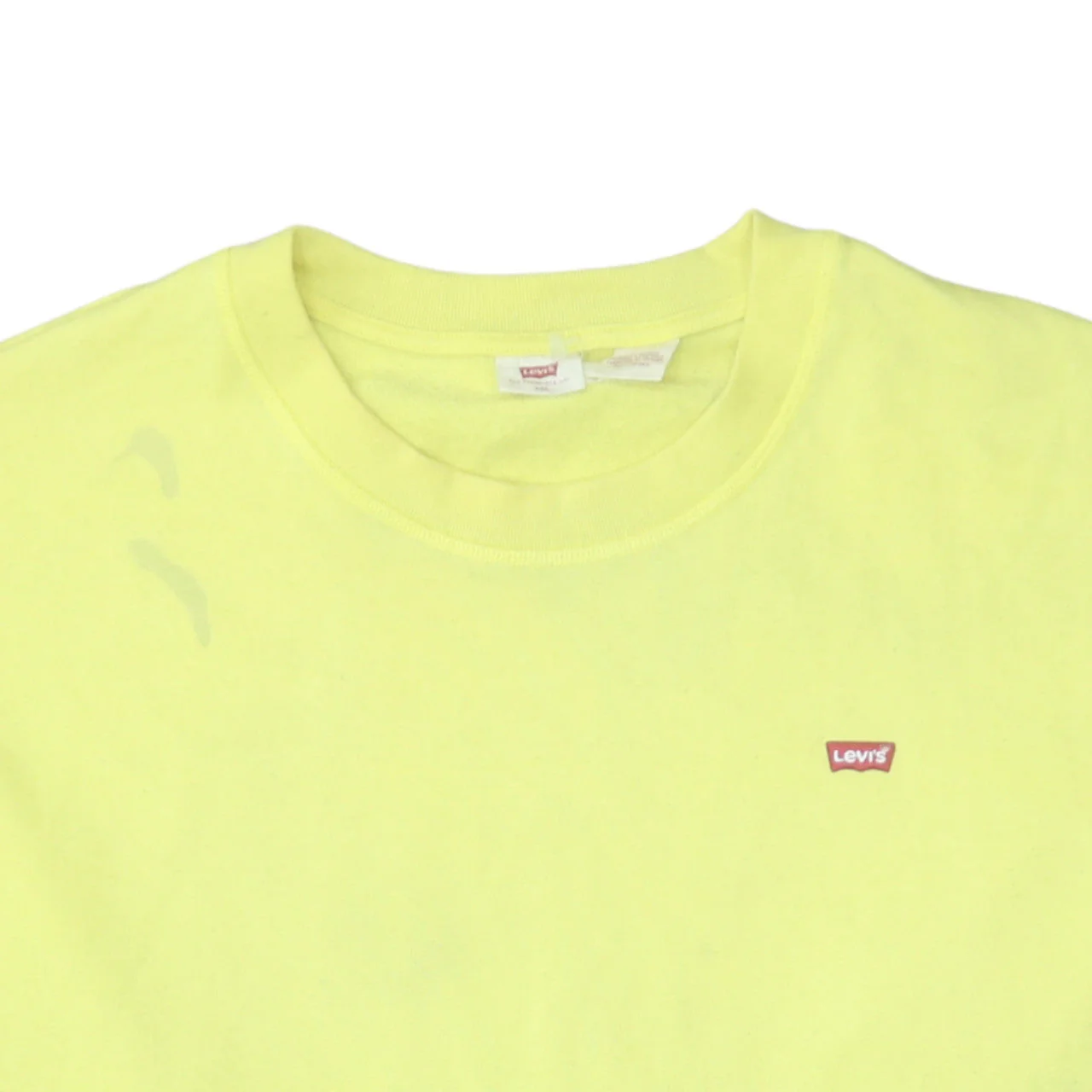 Levi's Women Yellow Crew Neck Long Sleeve Pullover Sweatshirt XXL - Image 7
