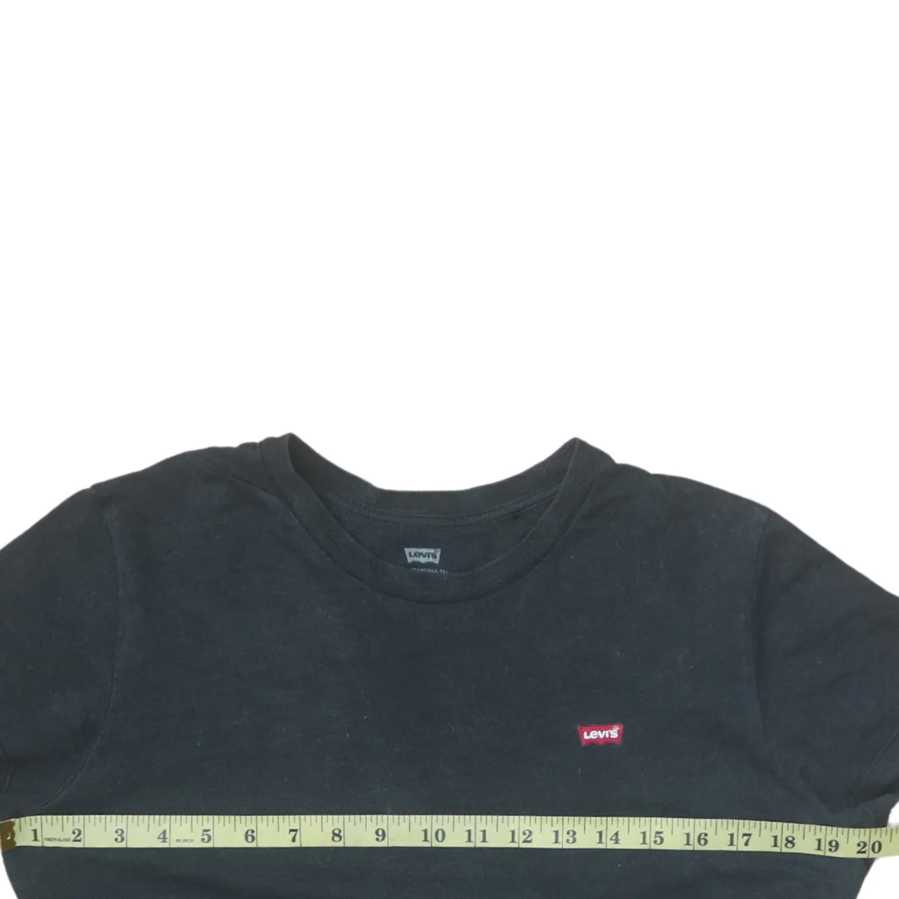 Levi's Women's Black Cotton Basic T-Shirt Size S - Image 3