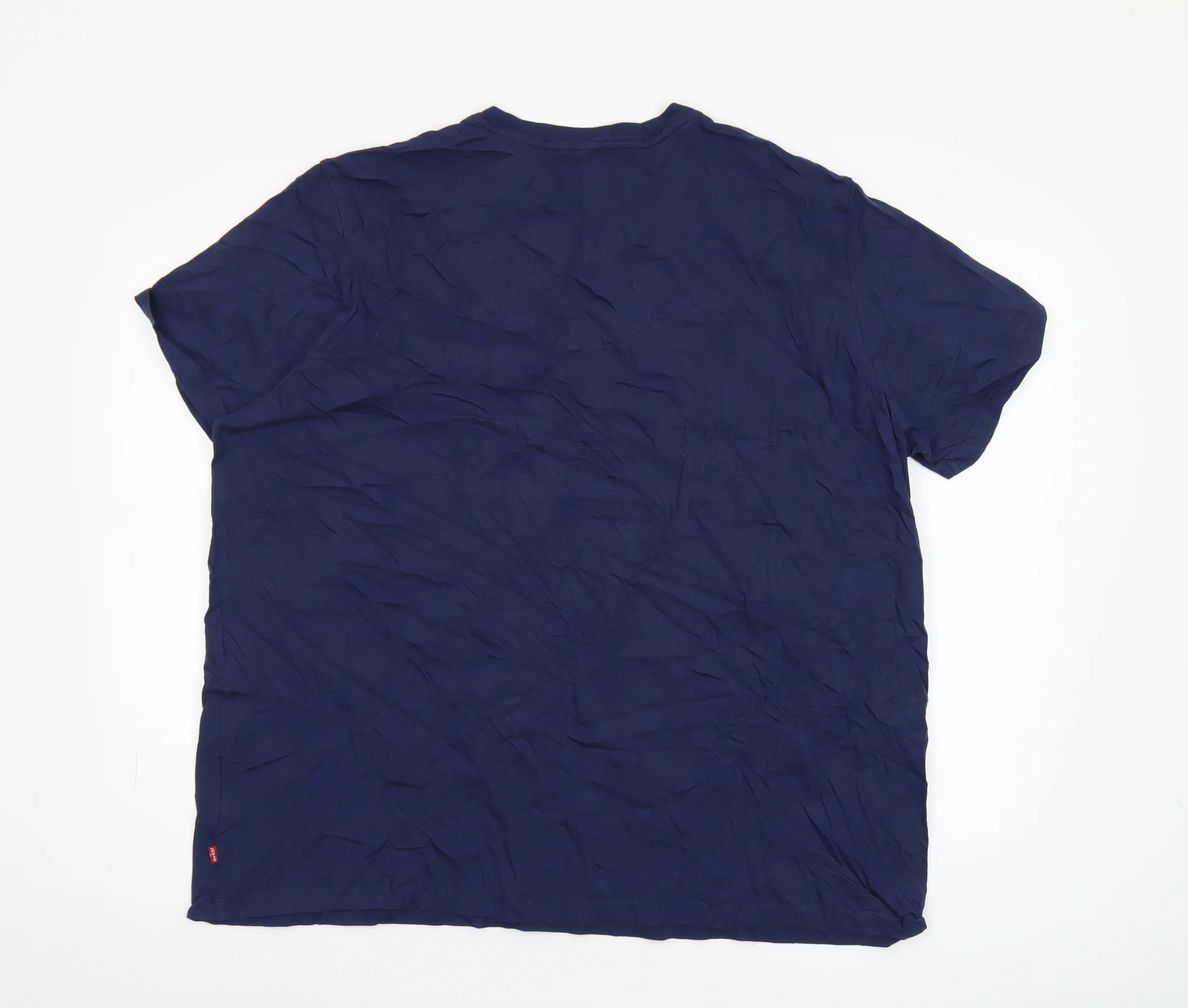 Levi's Women's Blue 2XL Basic Crew Neck Cotton T-Shirt - Image 3
