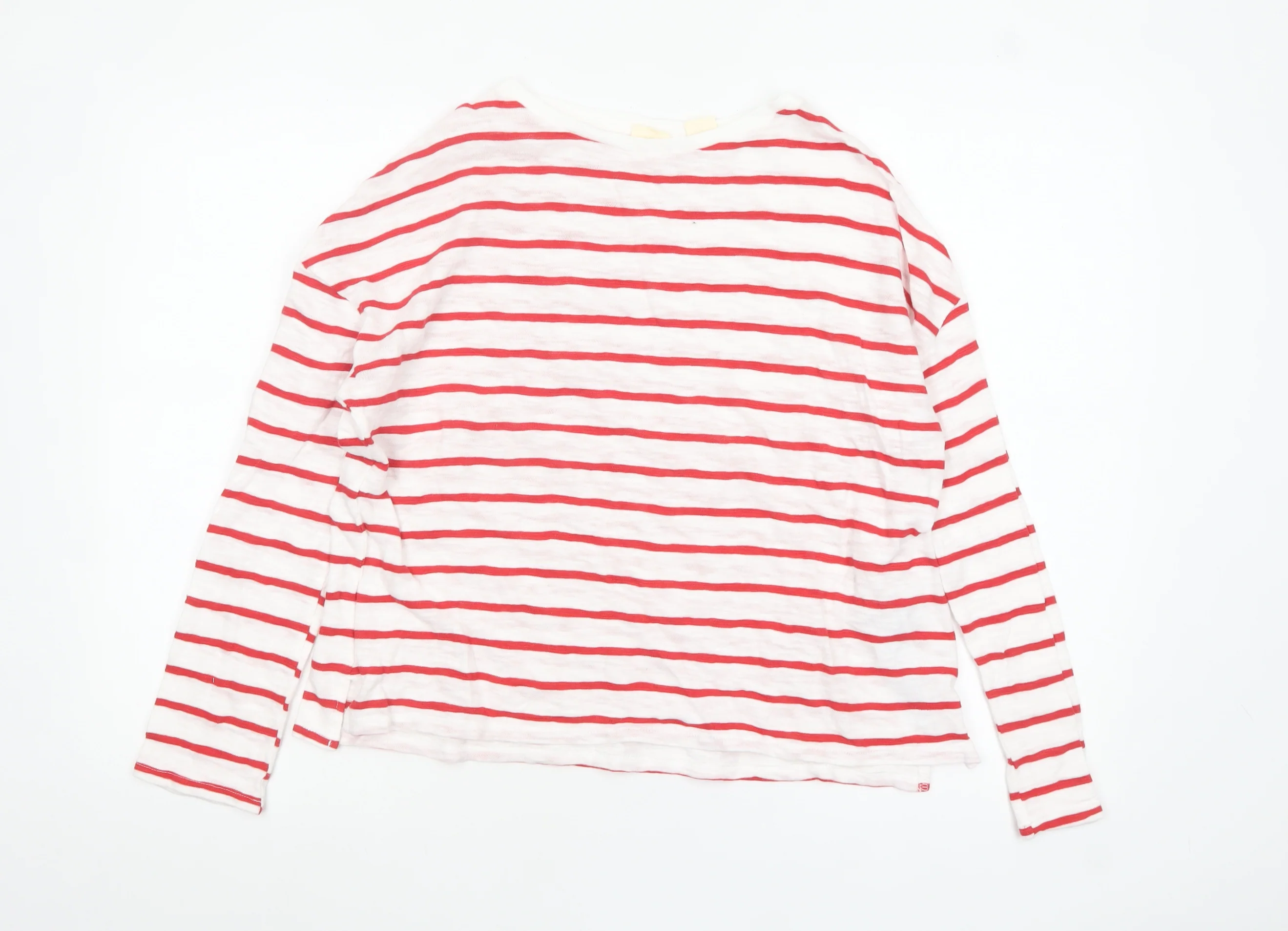 Levi's Women's Multicoloured Striped Long Sleeve Cotton T-Shirt Size S