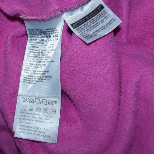 Levi's Womens Pink Pullover Hoodie Size S Cotton Blend Casual - Image 6