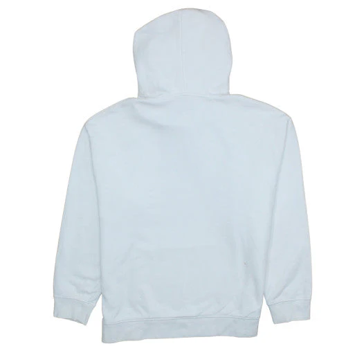 Levi's Womens White Pullover Hoodie L Graphic Print Cotton Blend - Image 4