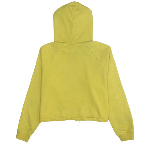 Levi's Womens Yellow Pullover Hoodie L Hooded Drawstring Sweatshirt - Image 4