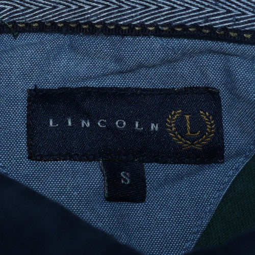 Lincoln Men's Multicoloured Striped Collared Sweatshirt Size S - Image 6