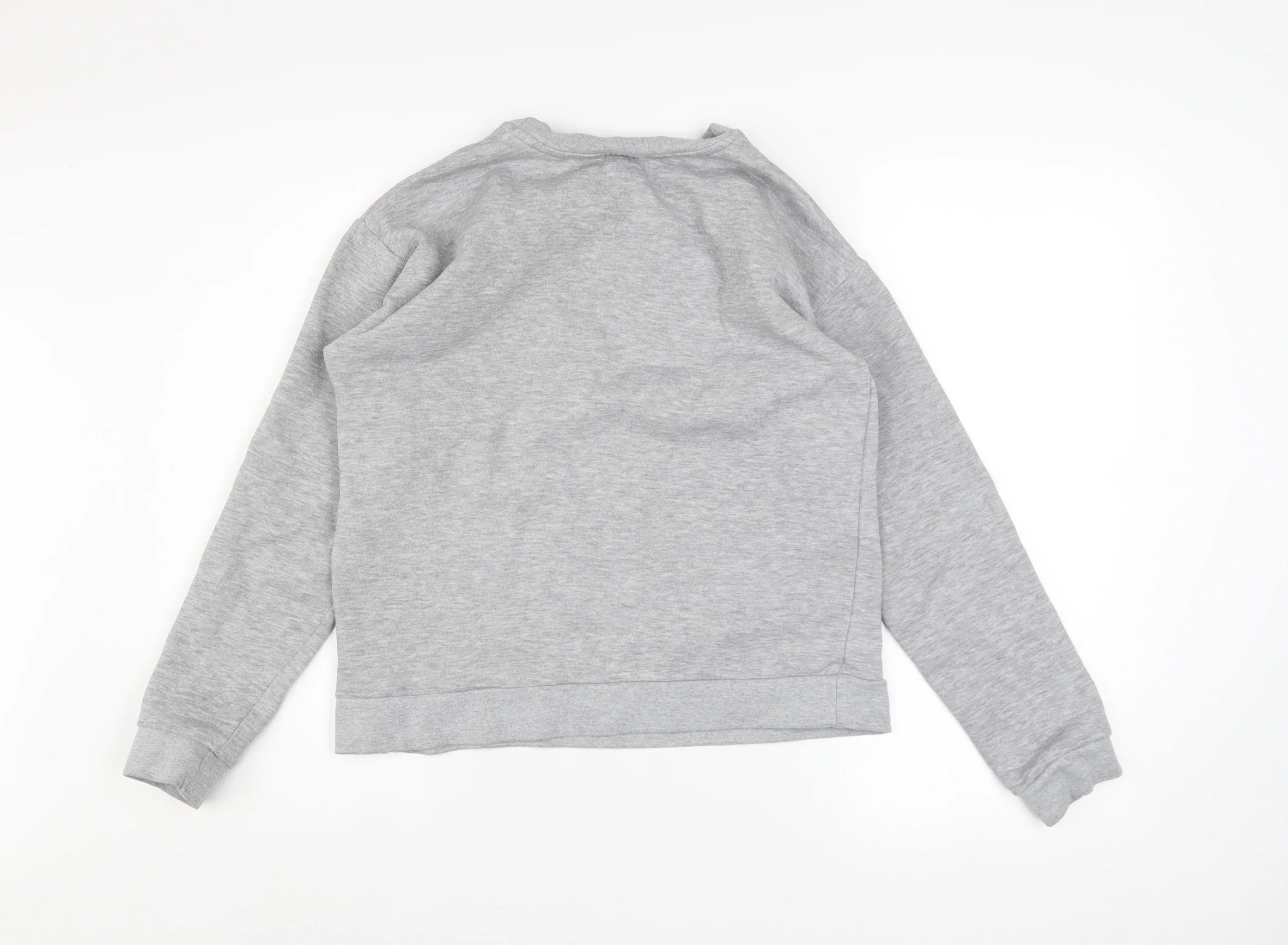 Lipsy London Womens Grey California Los Angeles Cotton Blend Sweatshirt M - Image 3