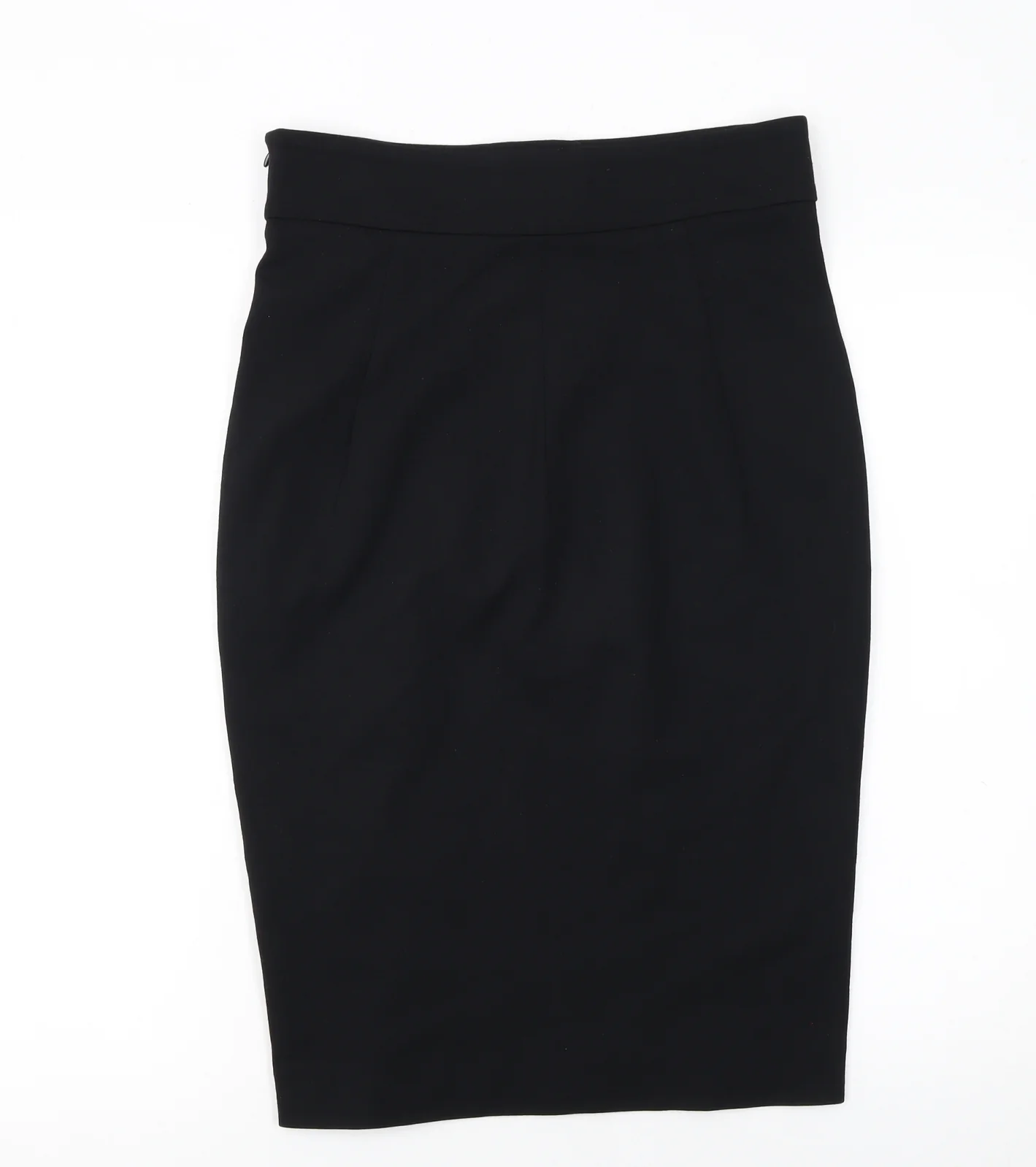 Liu Jo Womens Black Pencil Skirt Size 16 Stretch Viscose Blend - Image 3
