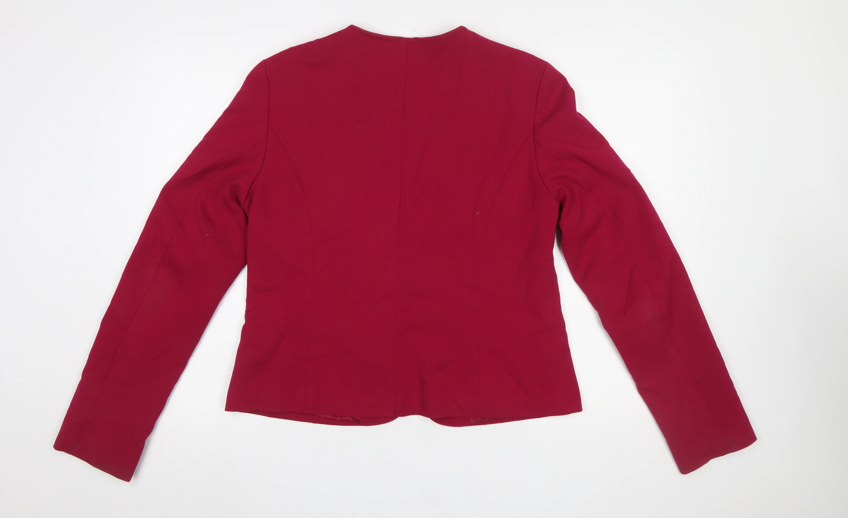 Long Tall Sally Women's Red Size 12 Tailored Lined Blazer Jacket - Image 3
