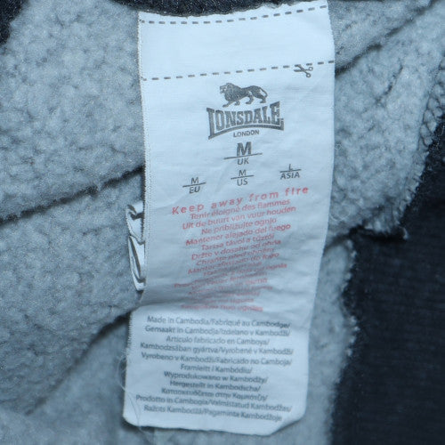 Lonsdale Mens Grey Full Zip Sports Sweatshirt M - Image 7