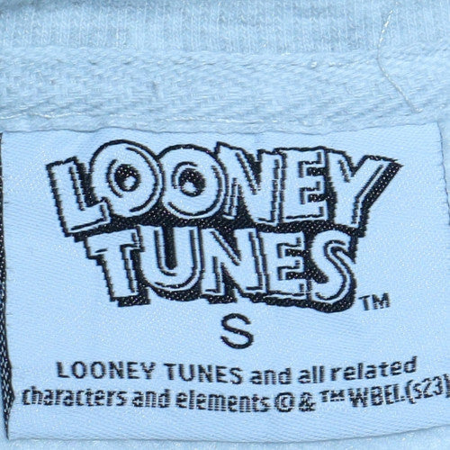 Looney Tunes Mens Grey Bugs Bunny Graphic Pullover Sweatshirt Size S - Image 5
