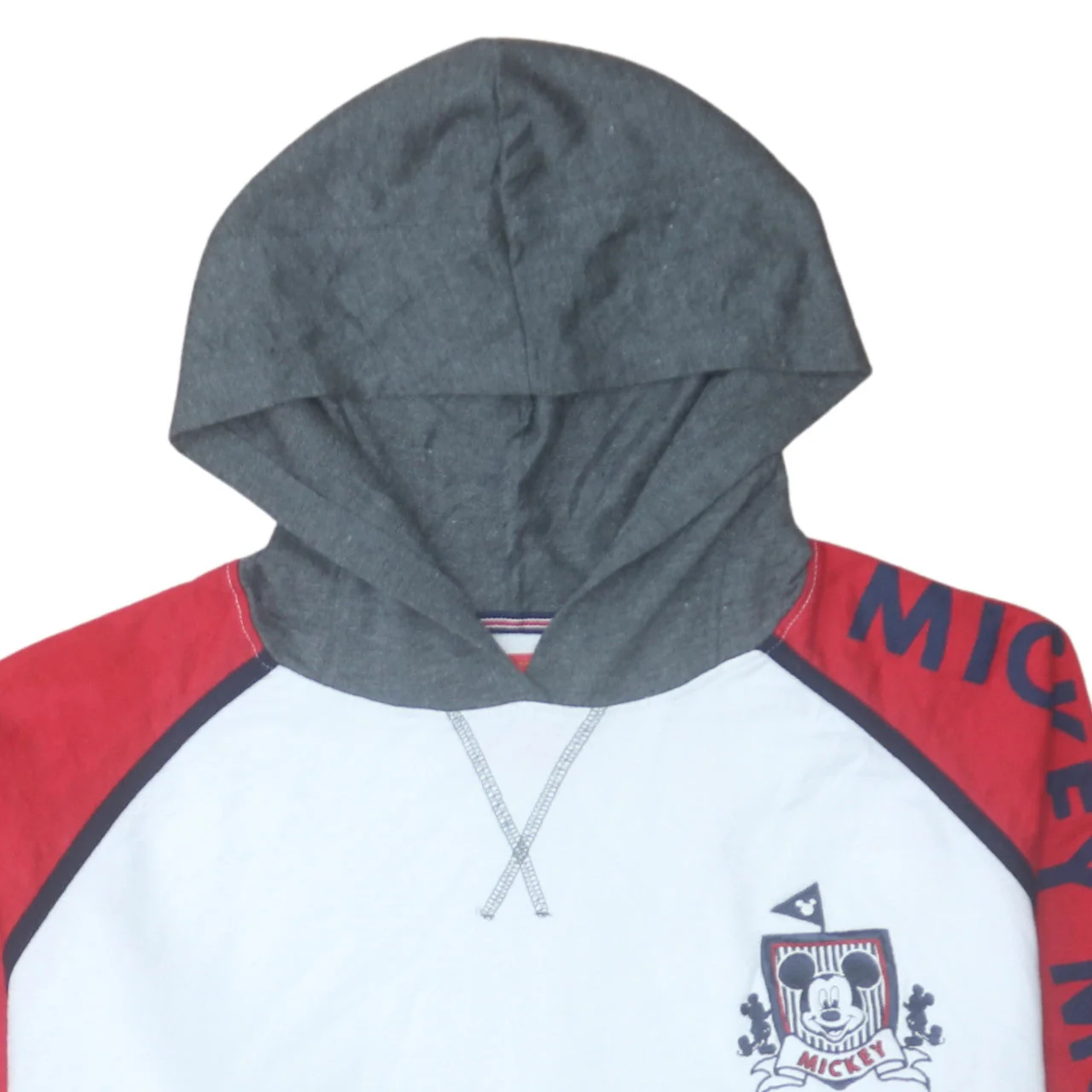 Love to Lounge Women's Mickey Mouse White Red Hoodie Size M - Image 6