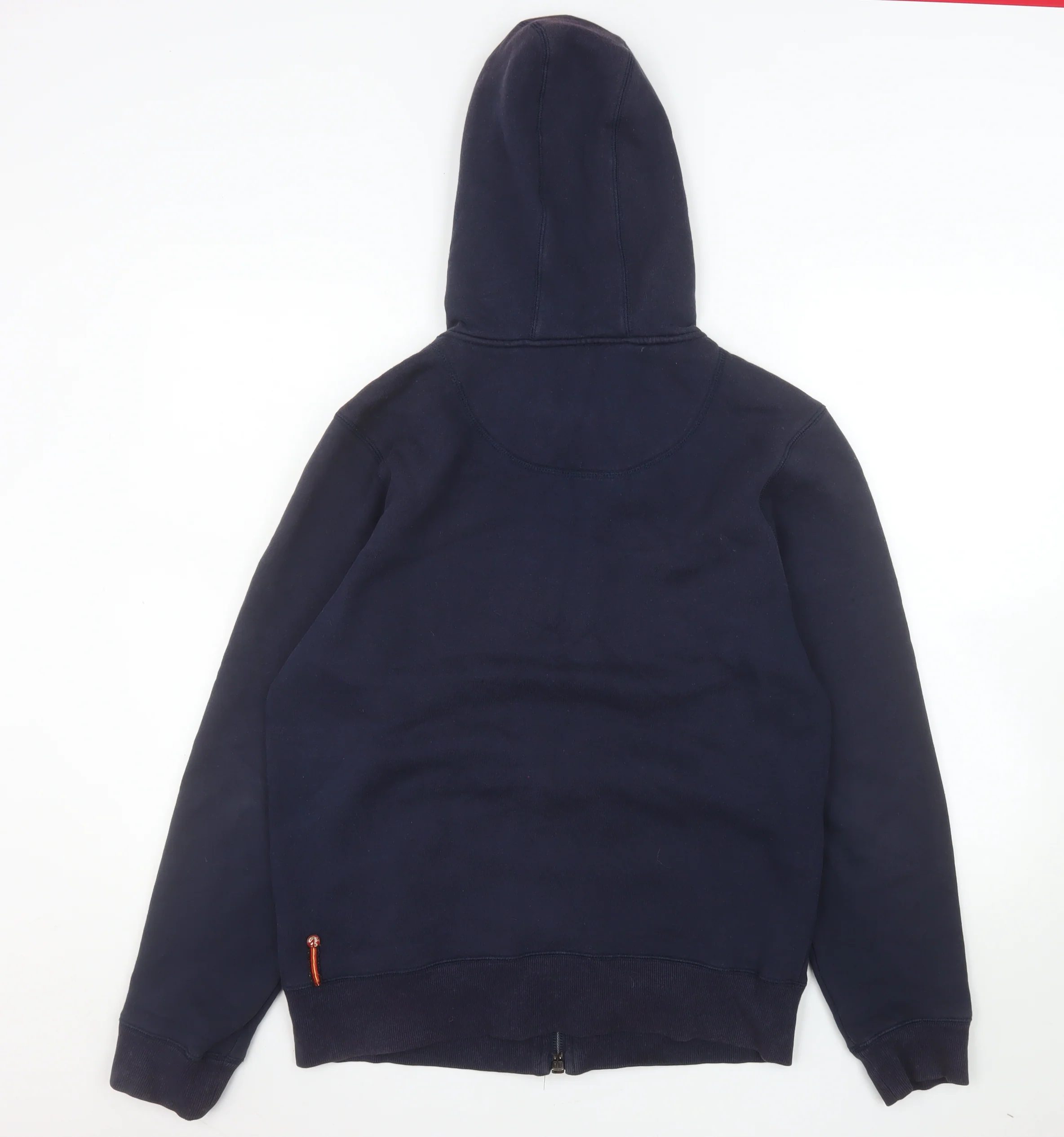 Luke Men's Blue Medium Hooded Full Zip Jacket - Image 3