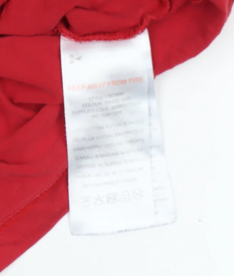 Lyle & Scott Boys Red Logo T-Shirt 9-10 Years Short Sleeve Cotton Top - Image 4