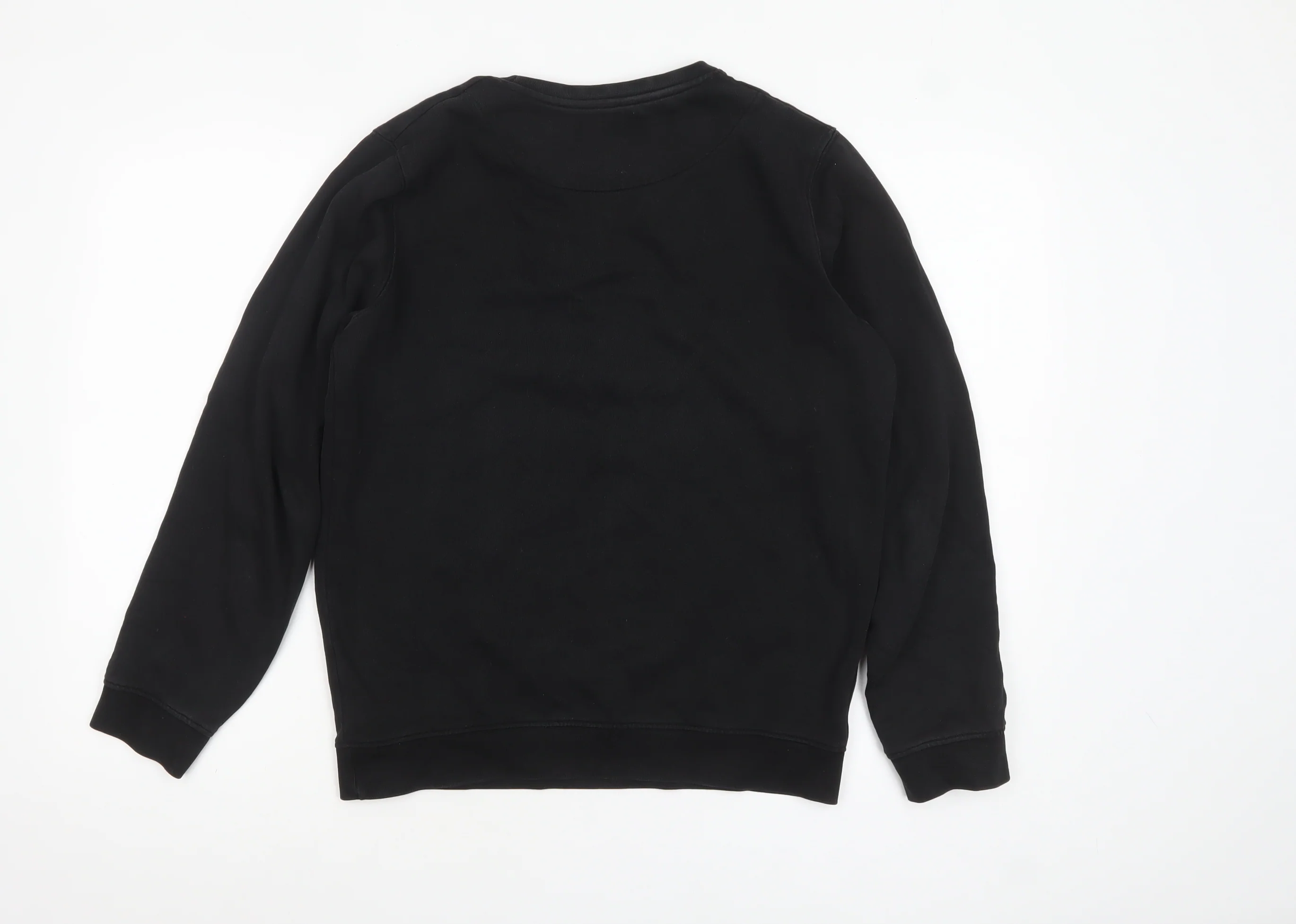 Lyle & Scott Junior Boys Black Crew Neck Pullover Sweatshirt 14-15 Years - Image 3