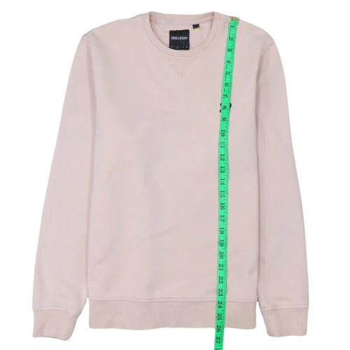 Lyle & Scott Men's Pink Cotton Crew Neck Pullover Sweatshirt L - Image 2