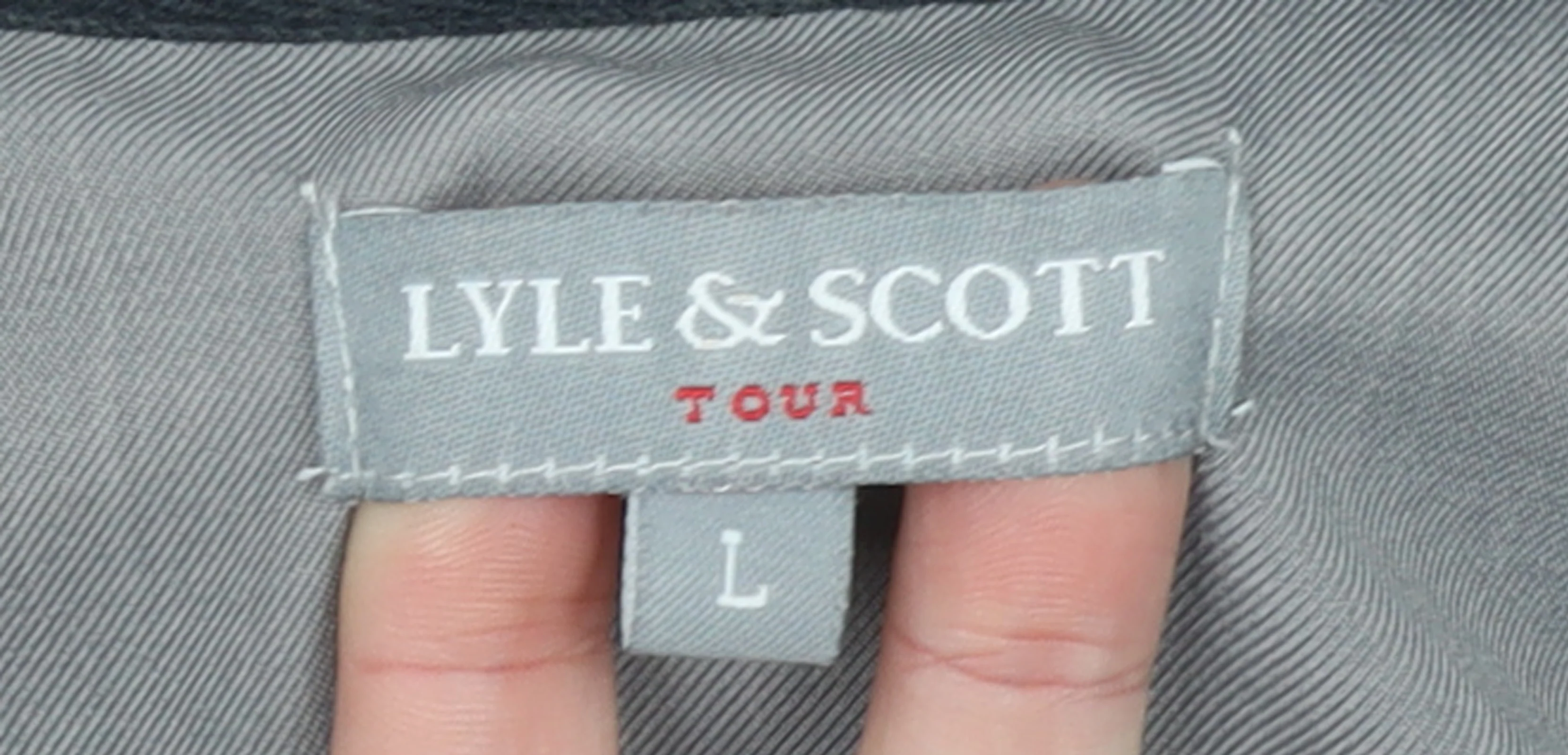Lyle & Scott Tour Men's Black L Short Sleeve 1/2 Zip Golf Sweatshirt - Image 4