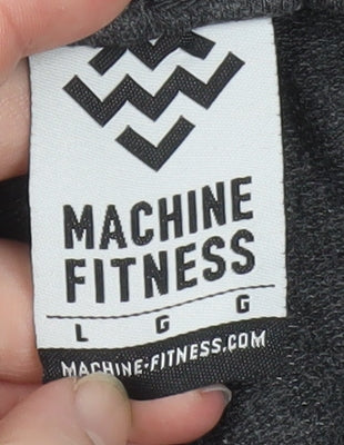Machine Fitness Men's Grey Athletic Shorts Size L Gym Training - Image 4