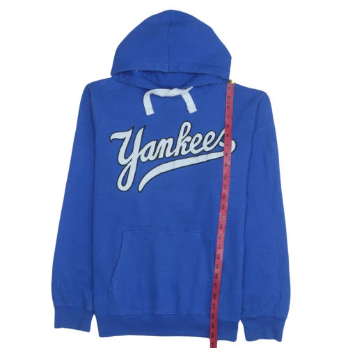 Majestic Men's Blue Yankees Pullover Hoodie XL Sports Fleece - Image 3