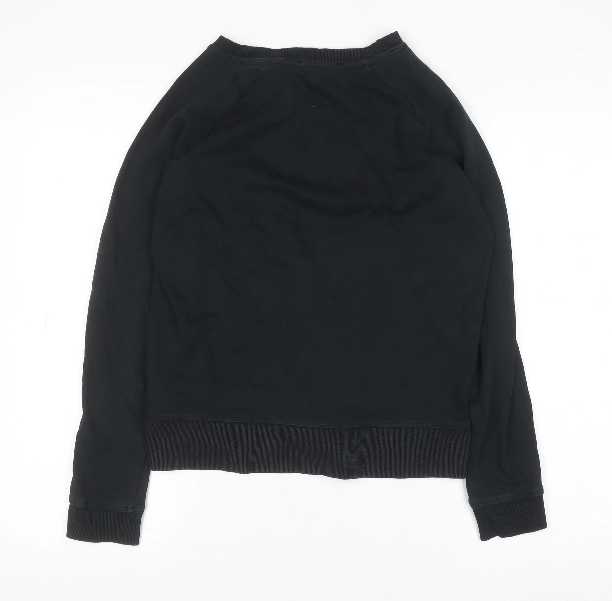 Mango Women Black Australia Print Pullover Sweatshirt Size 8 - Image 3