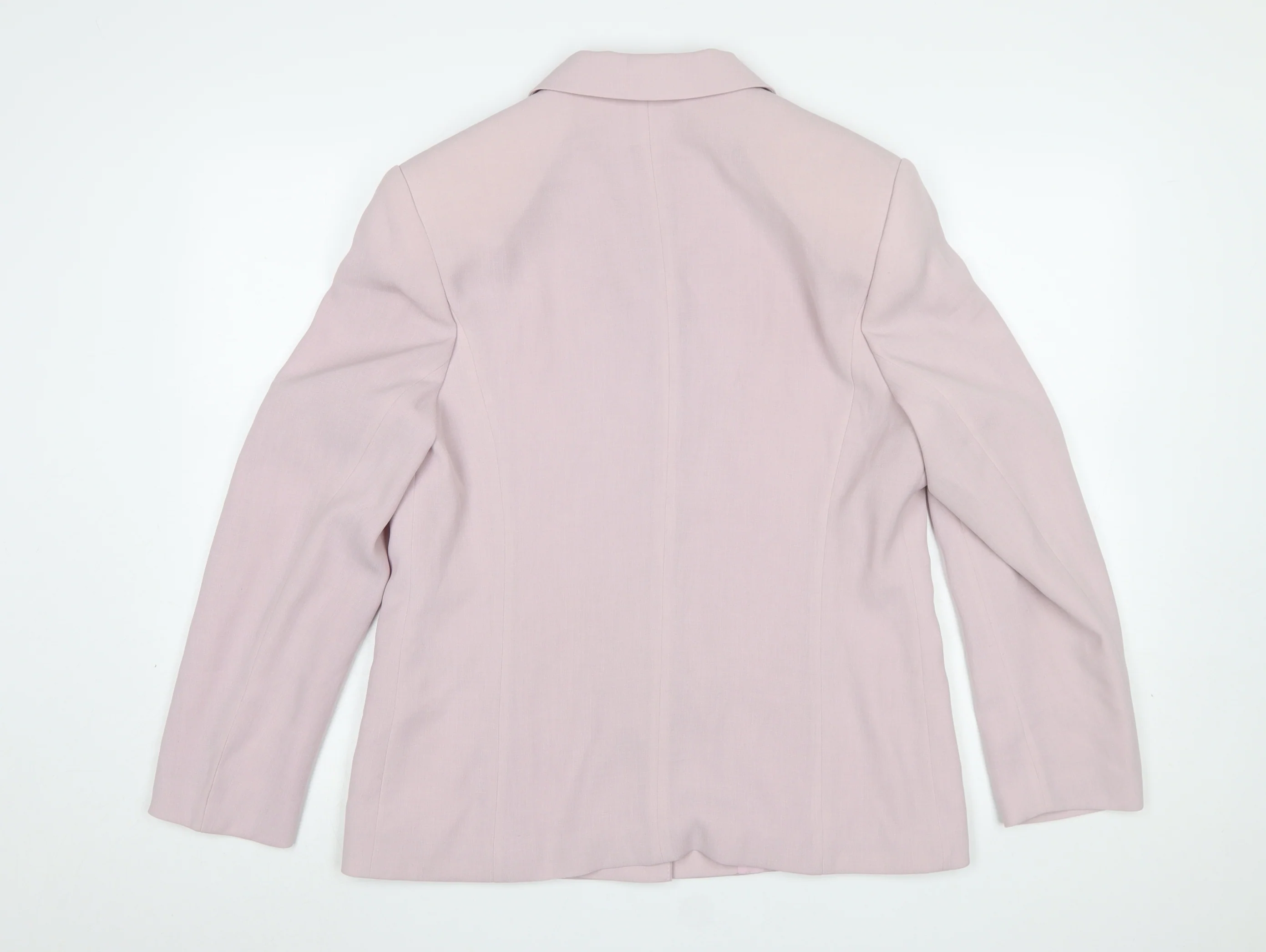 Marcona Women’s Pink Polyester Blazer Jacket Size 14 Classic Tailored - Image 3