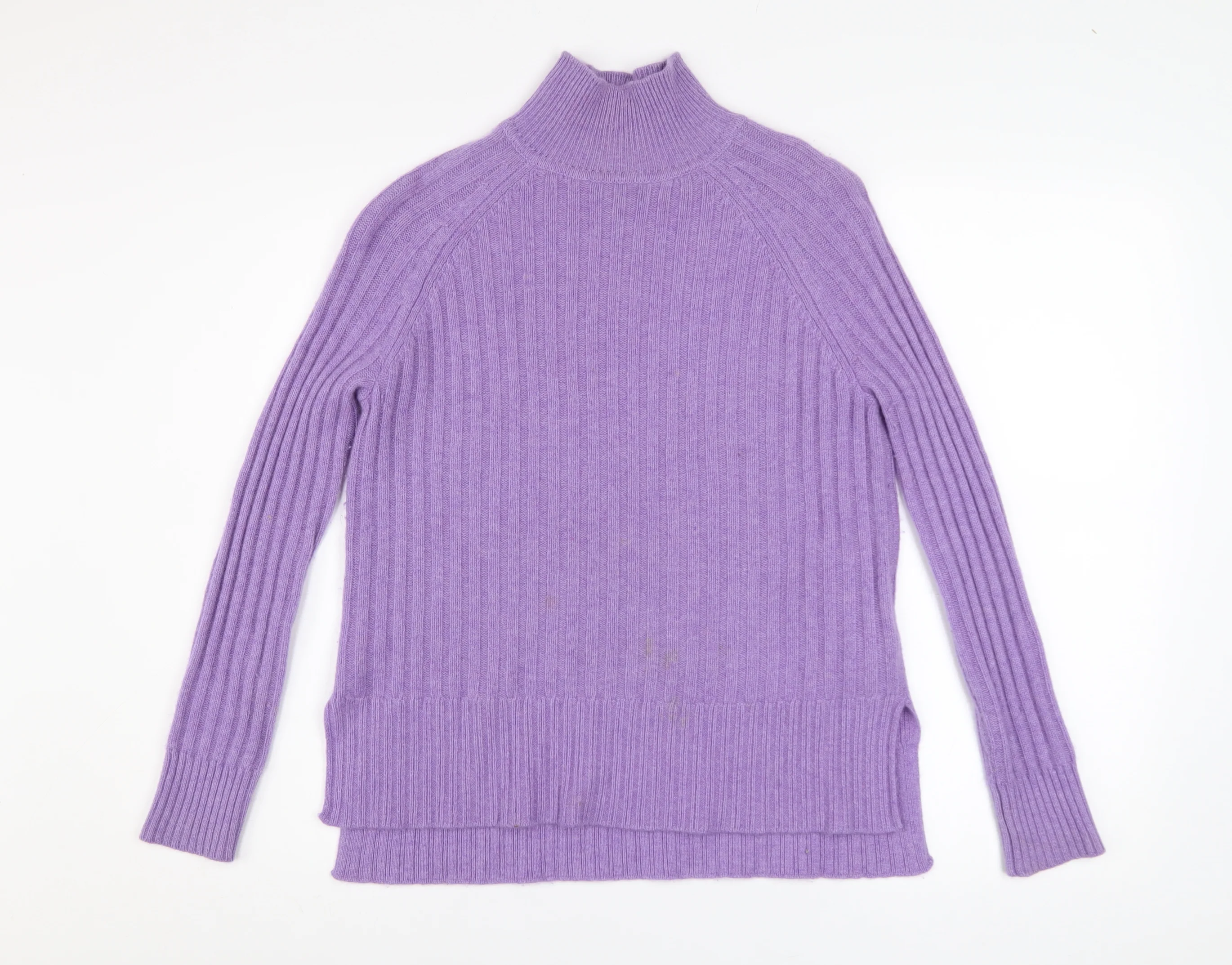 Marks and Spencer Autograph Women Purple XS Roll Neck Cashmere Jumper