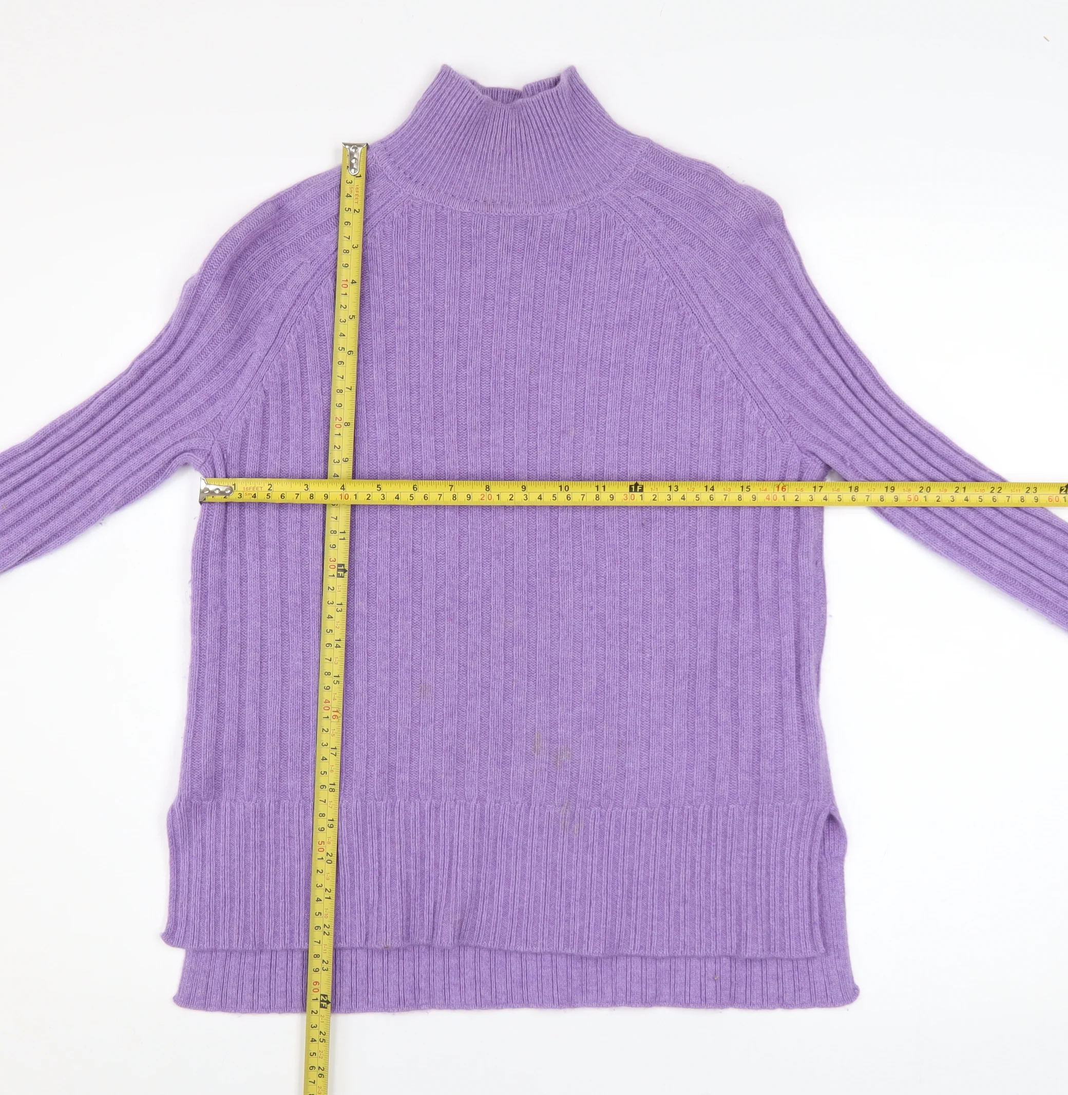 Marks and Spencer Autograph Women Purple XS Roll Neck Cashmere Jumper - Image 2