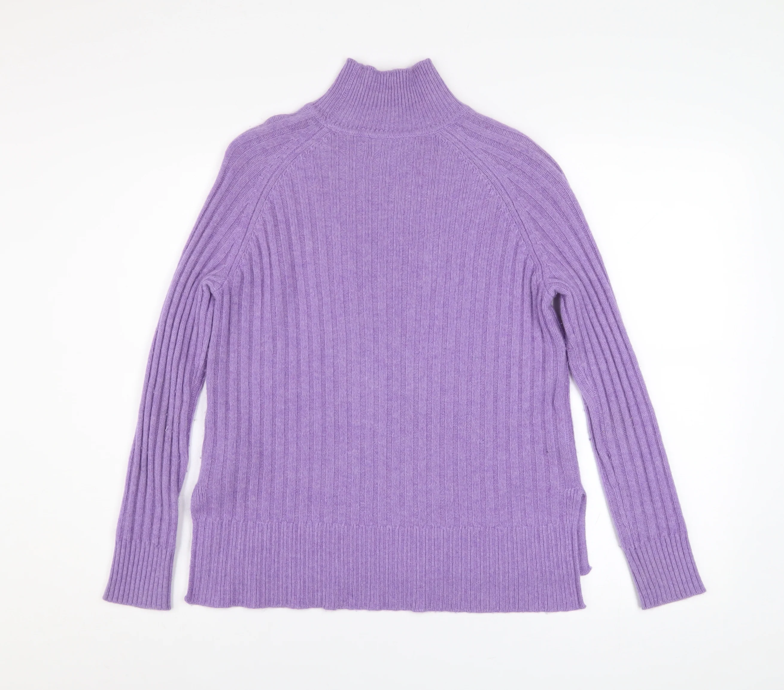 Marks and Spencer Autograph Women Purple XS Roll Neck Cashmere Jumper - Image 3