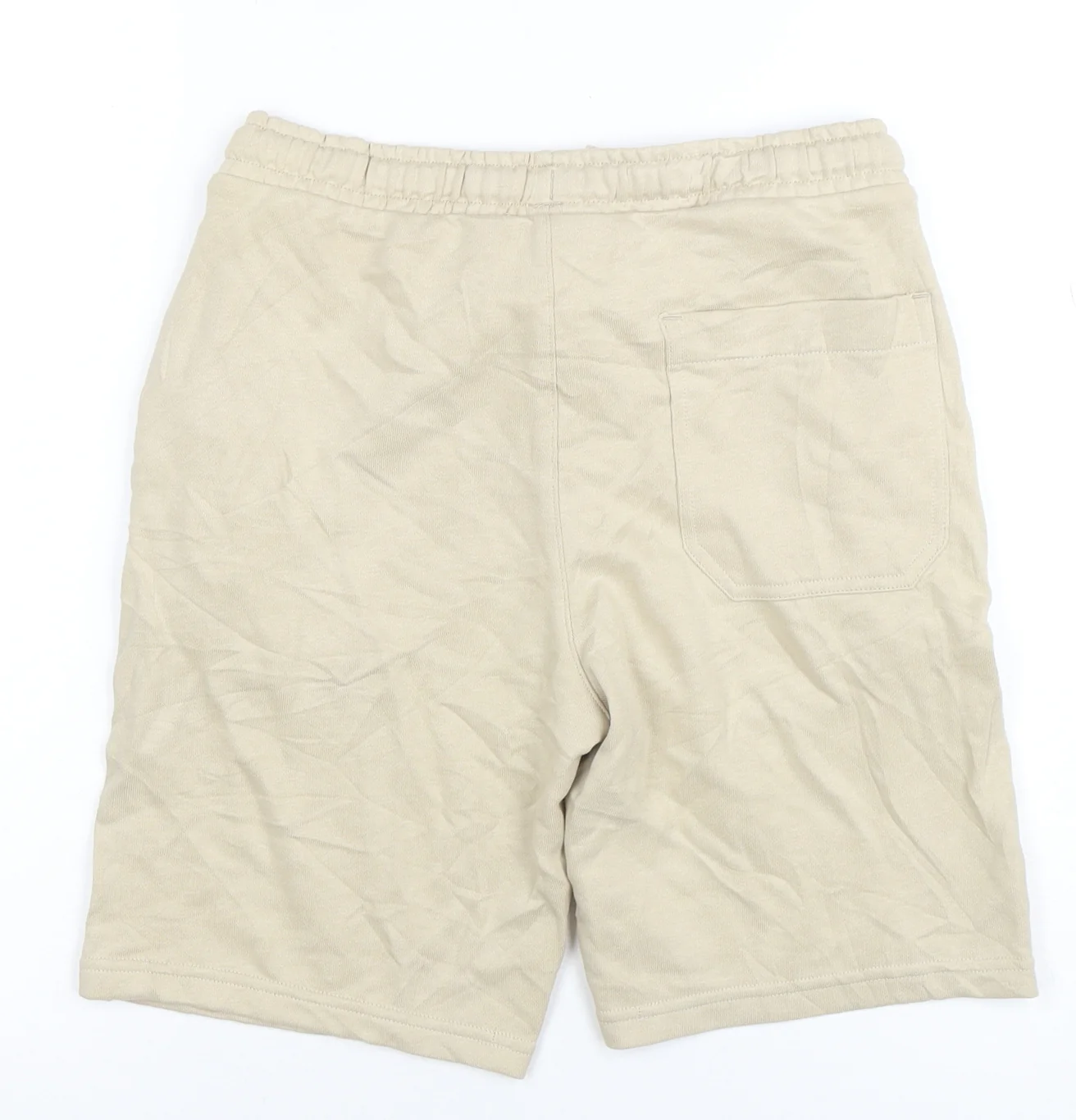 Marks and Spencer Boys Beige 10-11 Years Sweat Shorts Gamer Print Drawstring - Image 3